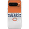 NFL Chicago Bears White Striped Pixel 9 Pro XL Skin